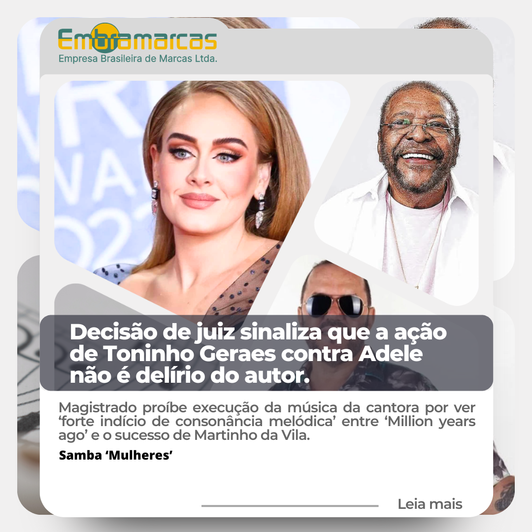 ação de Toninho Geraes contra Adele